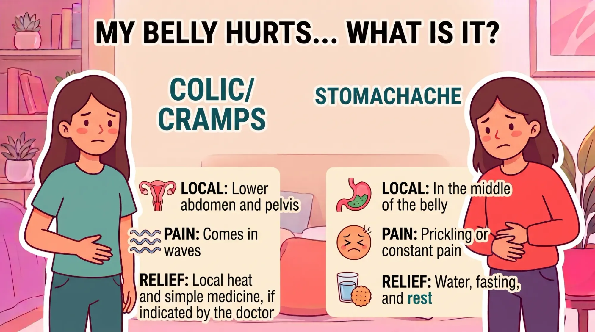 coli cramps advices