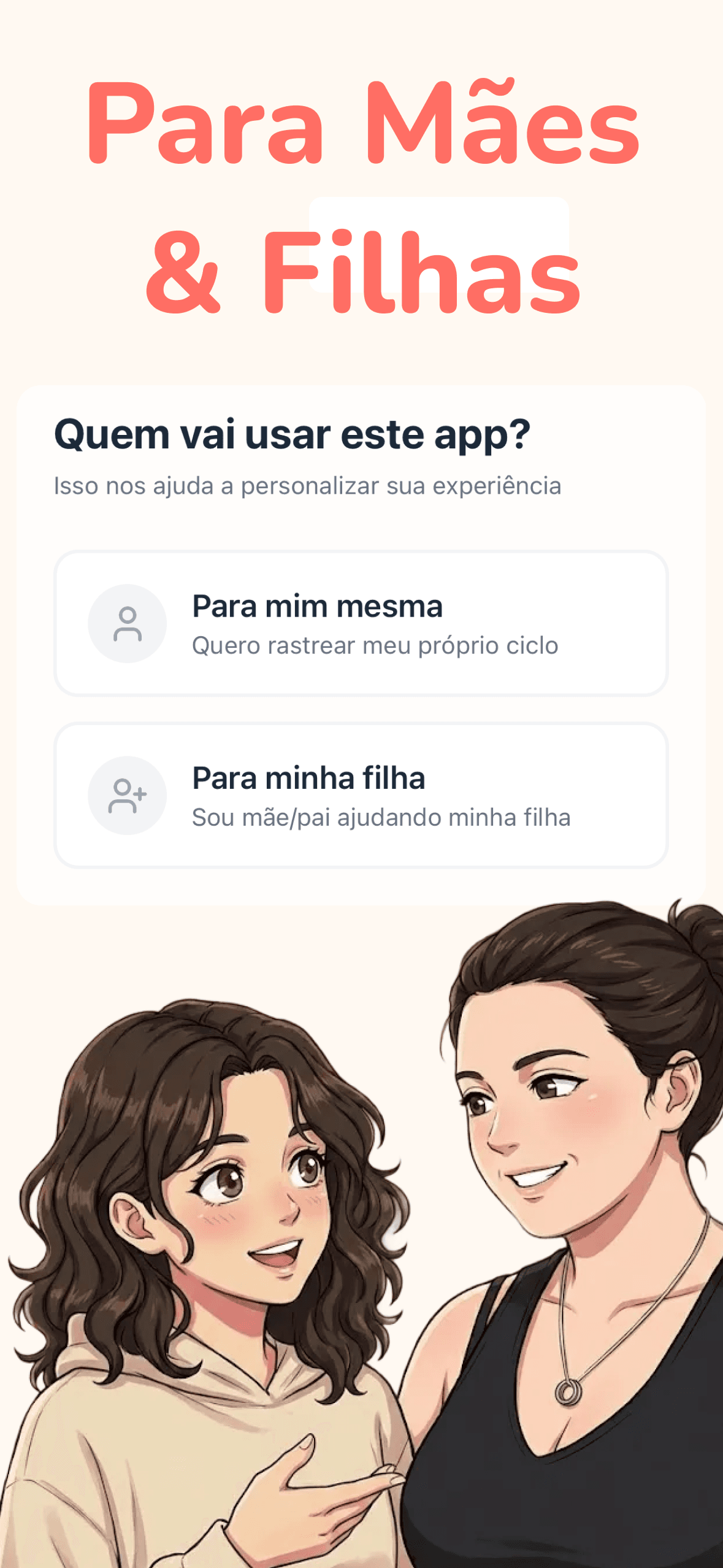 Para mães e filhas